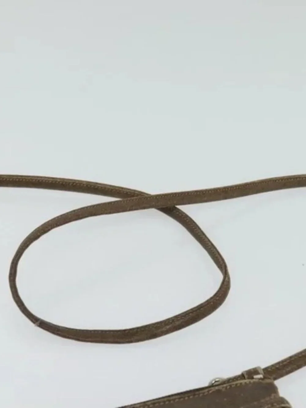 GUCCI GG Supreme Web Sherry Line Bag PVC Beige Gold 904 02 026 Auth ki5611 - Picture 13 of 16